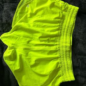 Neon Hotty Hot Short Lululemon Lined Short